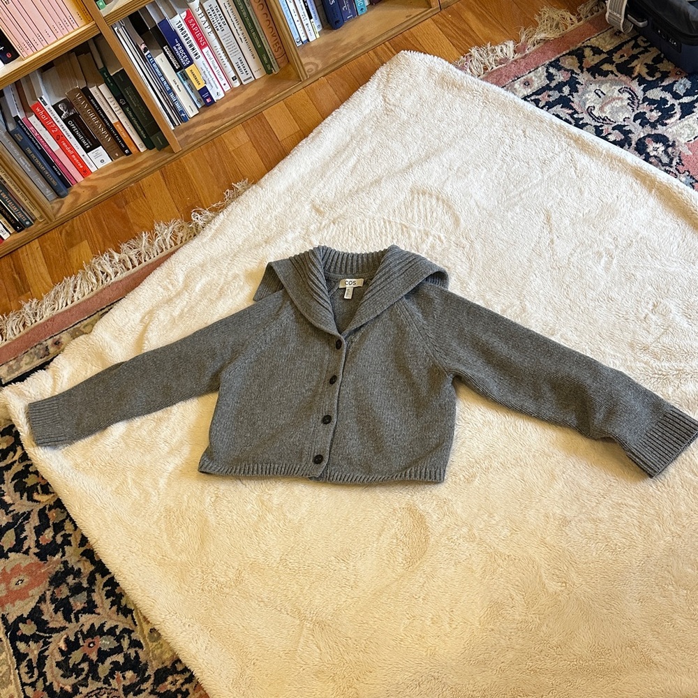 COS Gray Women Cardigan